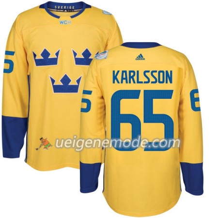 Schweden Trikot Erik Karlsson 65 2016 World Cup Gold Premier